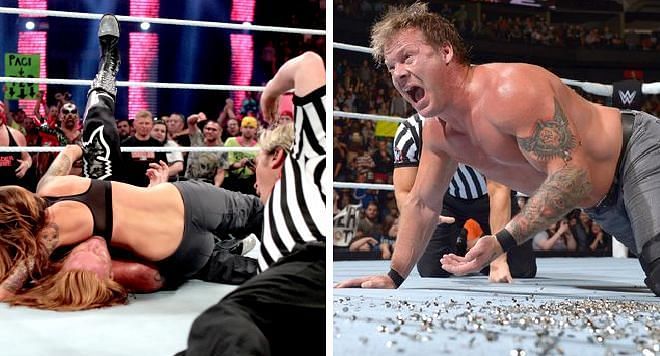 Heath Slater and Chris Jericho have both been pinned by women