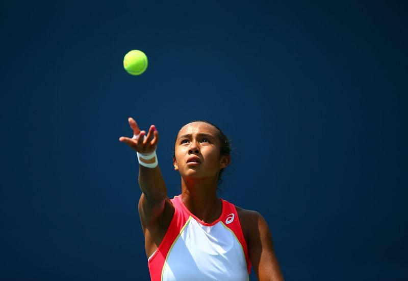 Leylah Fernandez at Rogers Cup 2019