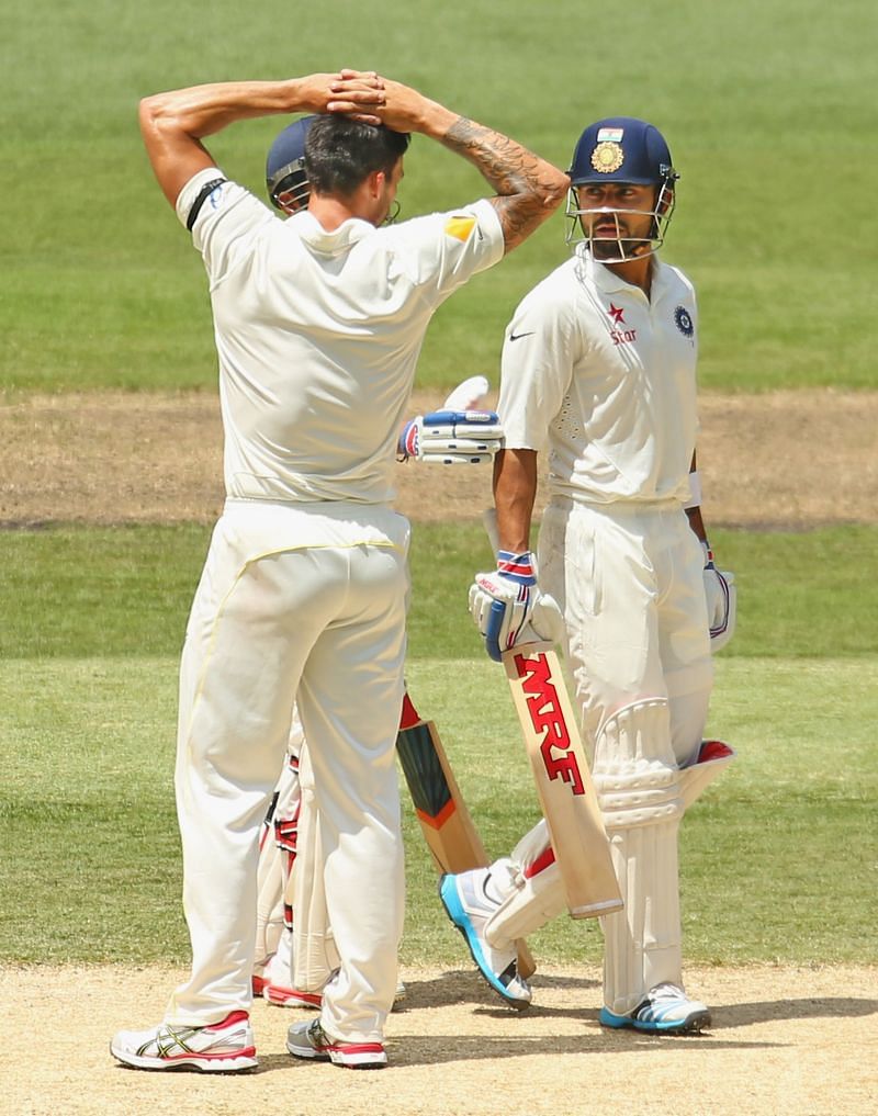Virat Kohli&#039;s altercation with Mitchell Johnson extended almost three months, right from the Boxing Day Test in 2014 to the World Cup semifinal.