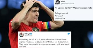 Twitter explodes as Manchester United captain Harry Maguire gets arrested in Greece after bar fight