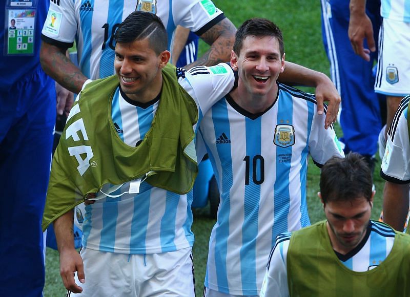 Aguero and Messi share a great relationship on and off the pitch