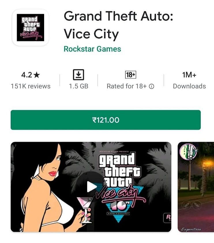 GTA Vice City on Google Play Store