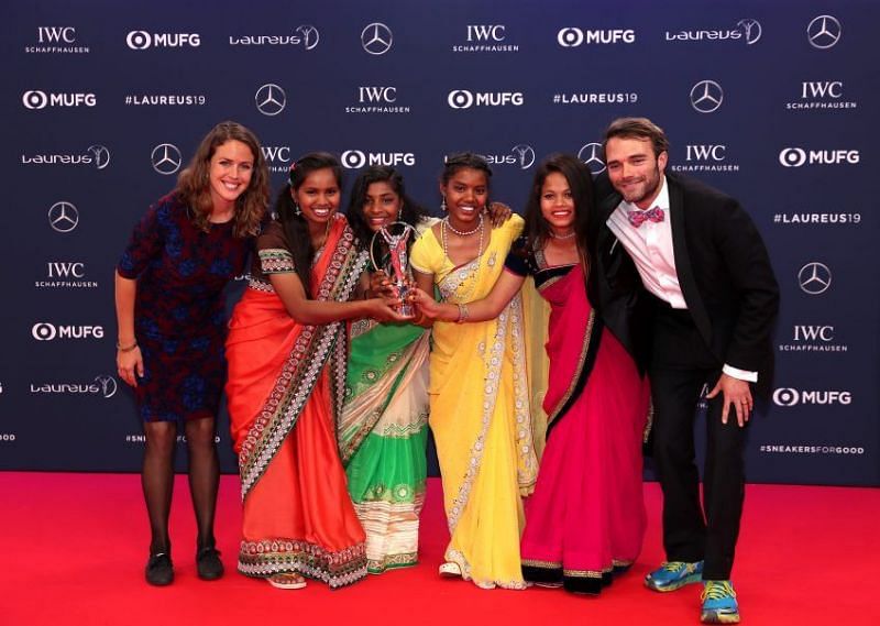 At the Laureus Awards (Image Credits- Laureus)