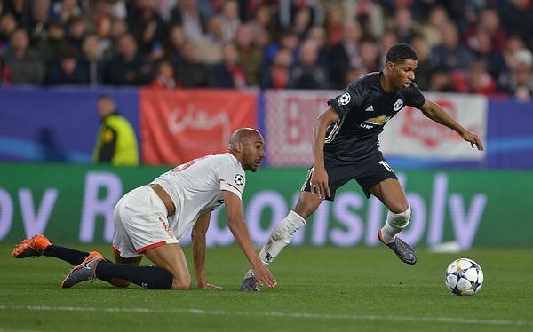 Manchester United&#039;s Marcus Rashford couldn&#039;t find his feet against Sevilla