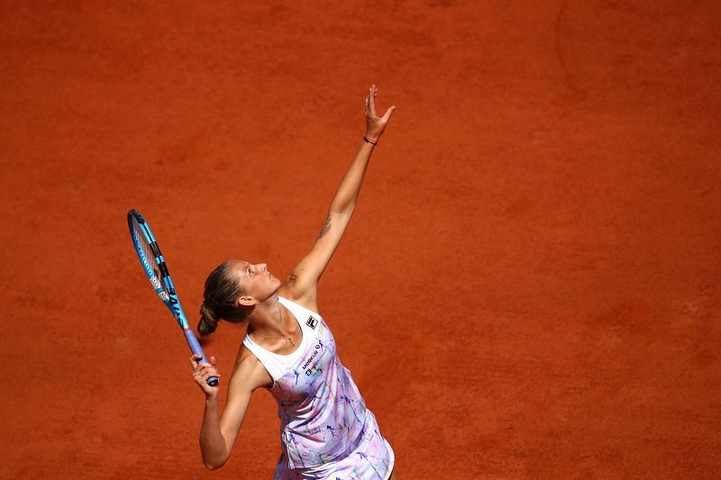 Kristyna Pliskova has a strong serve and a solid baseline game