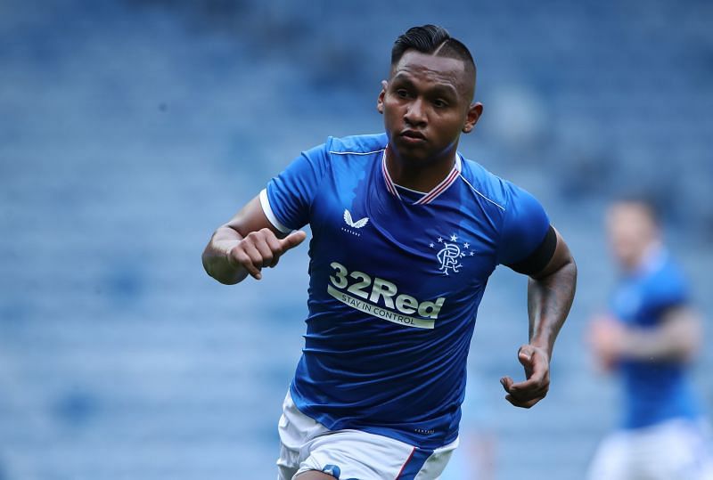 Alfredo Morelos of Rangers could be a handful for the Kilmarnock back-four