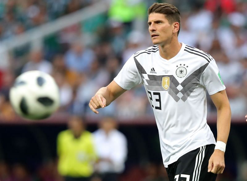 Mario Gomez in Germany colours