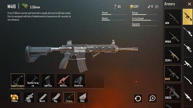 M416 in PUBG Mobile (Image Credits: gurugamer)