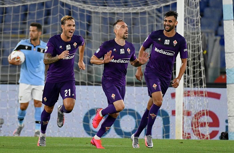 Franck Ribery's form after the break helped Fiorentina finish mid-table in the 2019-20 Serie A.