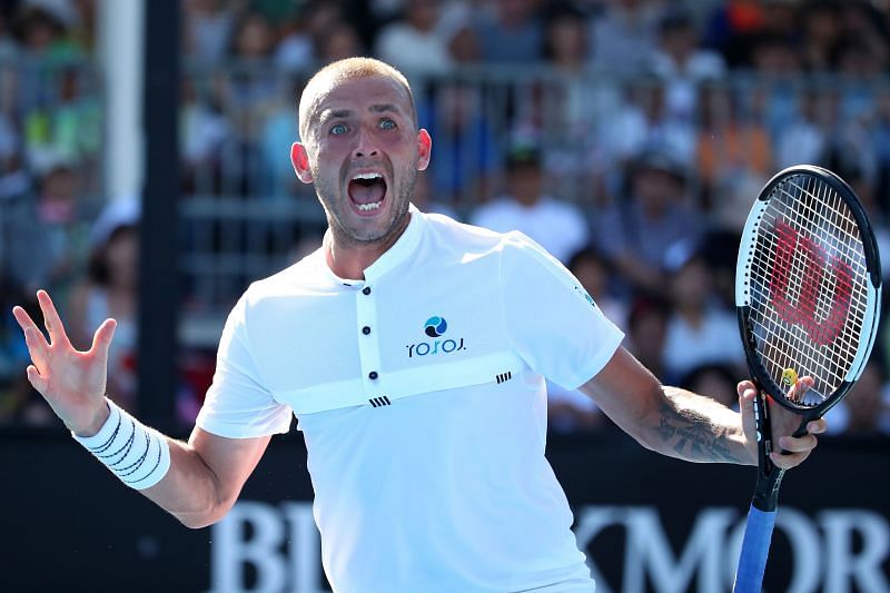 Dan Evans won his last meeting against Rublev