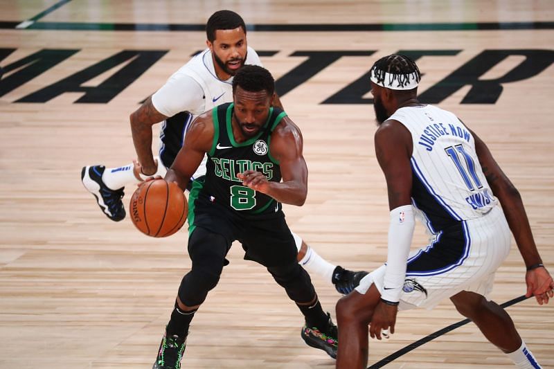 Kemba Walker in action for the Boston Celtics