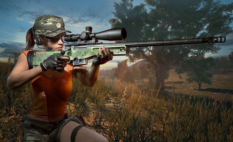 AWM Sniper Rifle in Garena Free Fire (Image credits: Wallpaper Cave)