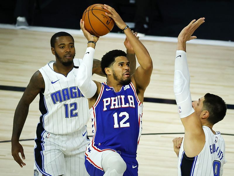 Tobias Harris has improved his production for the Philadelphia 76ers in Orlando