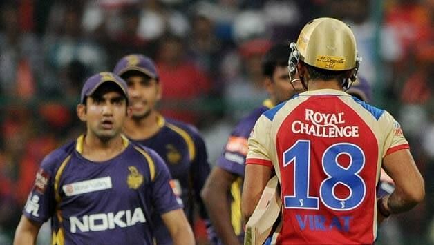 Gautam Gambhir and Virat Kohli were involved in a heated spat