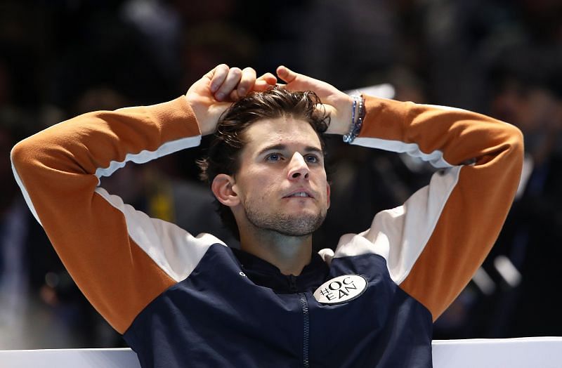 Dominic Thiem at the 2019 Nitto ATP Finals