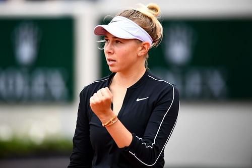 Amanda Anisimova at the 2019 French Open