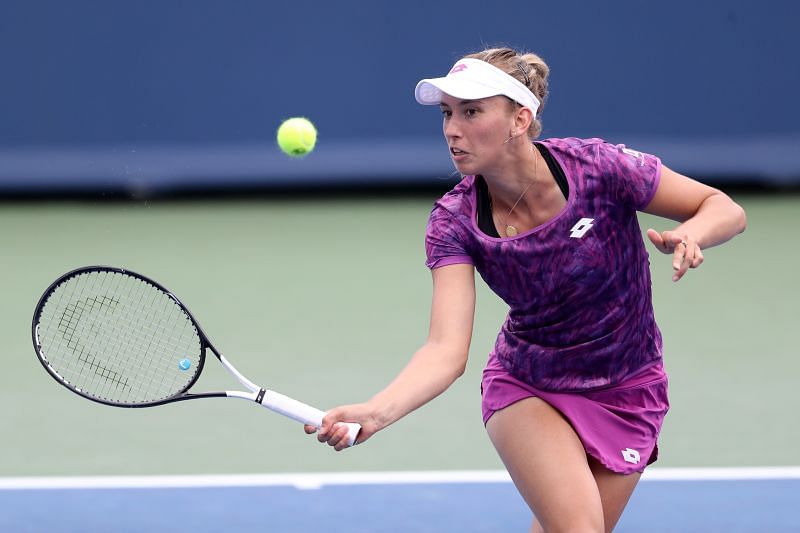Elise Mertens at the 2020 Western &amp; Southern Open