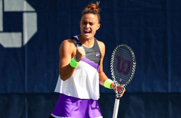 Maria Sakkari downed Serena Williams in the third round.