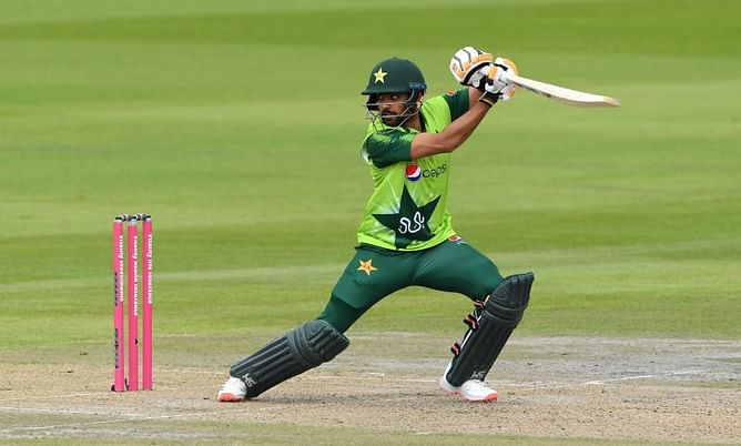 Babar Azam matches Kohli and Finch’s T20I feat on a day of records in Manchester