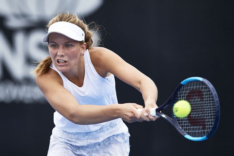 Maddison Inglis in action at the 2019 Sydney International