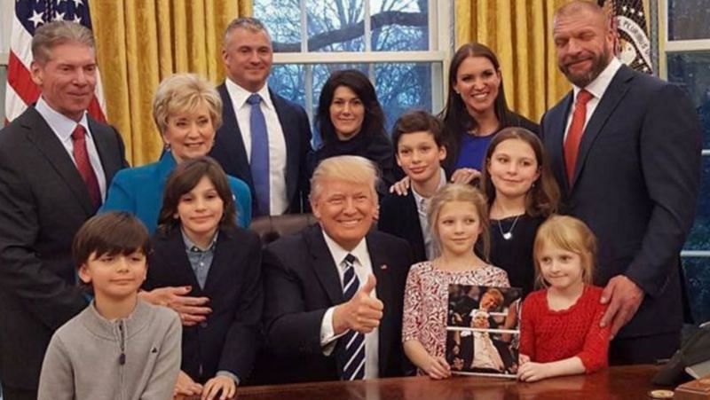 WWE family at the White House