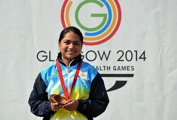 Apurvi Chandela had won a Gold in the 10m air rifle event at the 2014 Commonwealth Games