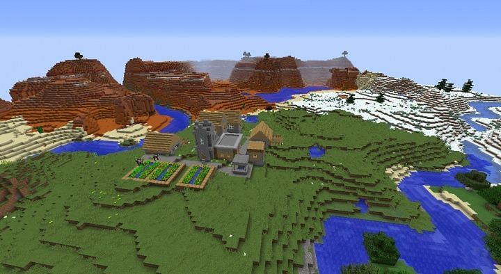 Biomes and Villages (Image credits: Google Sites)