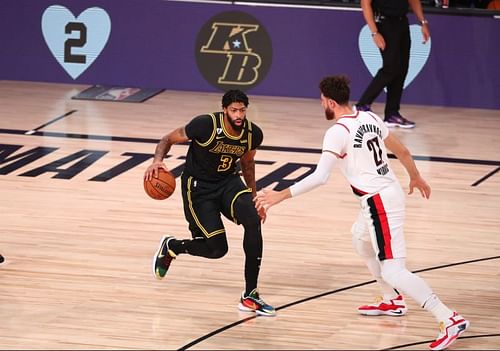 The LA Lakers brought out the Black Mamba jerseys against Portland Trail Blazers to honor Kobe Bryant