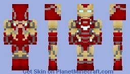 Iron Man skin (Image Credits: Planet Minecraft)