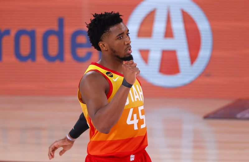 Donovan Mitchell in action for the Utah Jazz