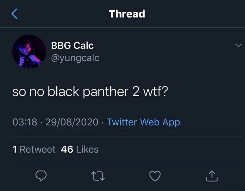 BBG CalC&#039;s now deleted tweet (Image Credits: Twitter)
