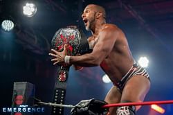 Rohit Raju crowned as the new X-Division Champion at IMPACT Wrestling Emergence Night One