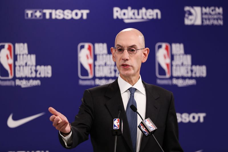 NBA Commissioner Adam Silver addressed the league staff this morning