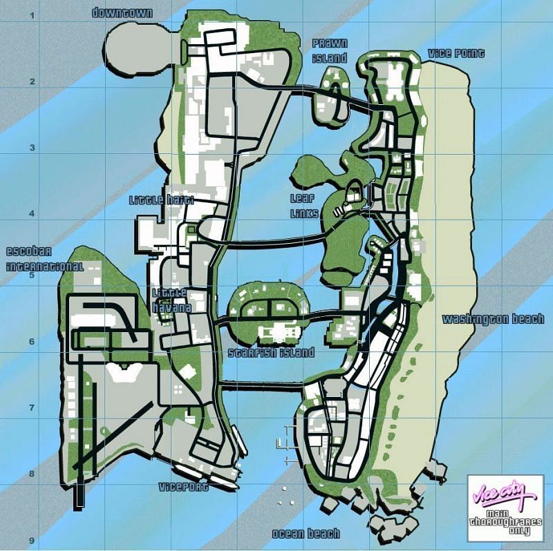 Gta The Map Size Of Every Mainline Game In The Series