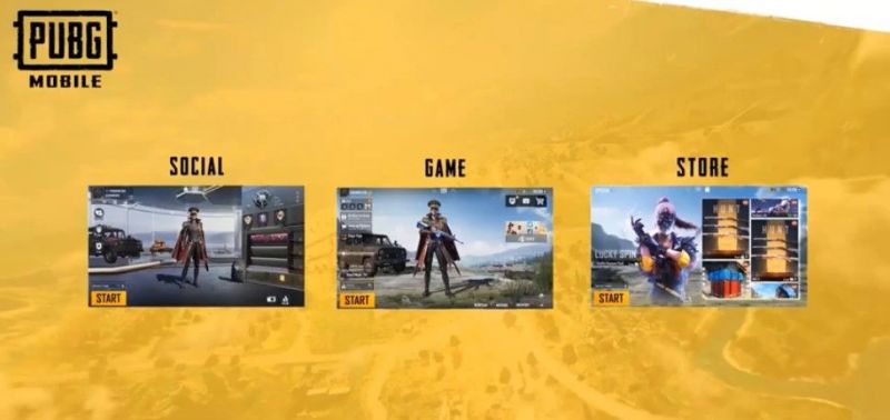 &nbsp;In-game functions divided into pages (Image Credits: PUBG Mobile / YouTube)