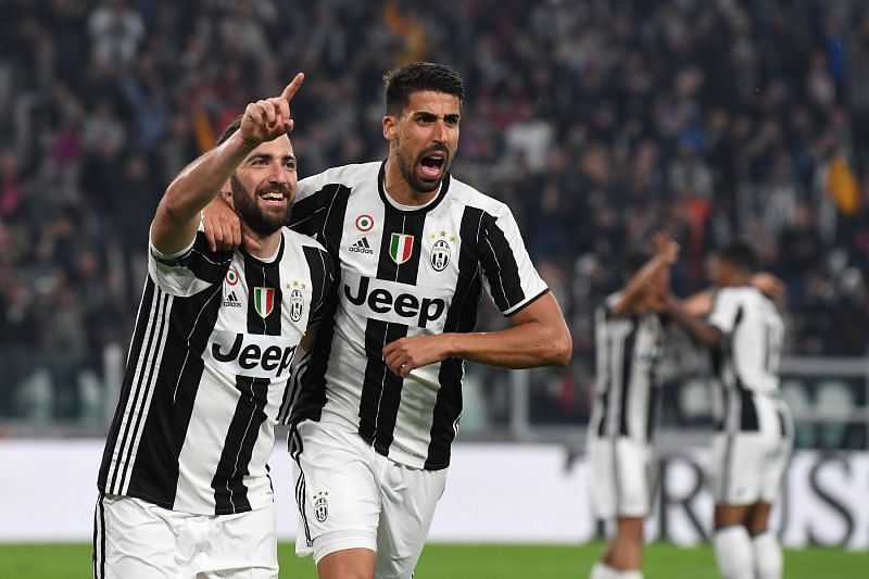 Gonzalo Higuain and Sami Khedira