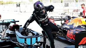 Pole-sitter Hamilton feels the heat in Barcelona