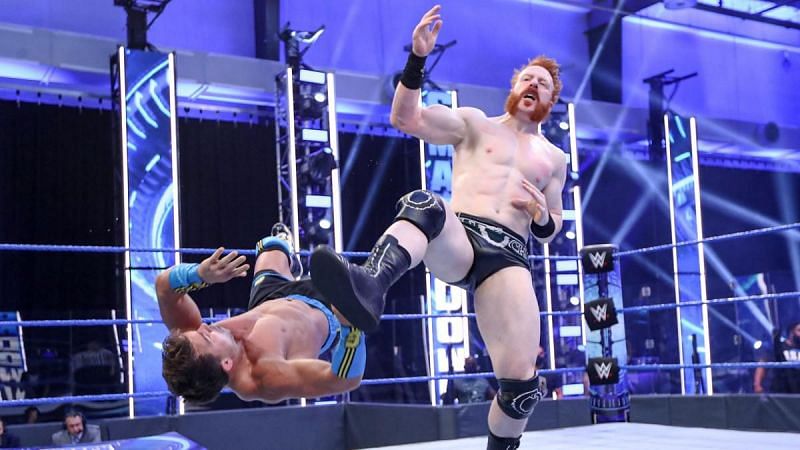 Sheamus putting a nail in the coffin