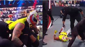 Rey Mysterio suffers nasty head injury during RETRIBUTION attack on RAW (Photos)