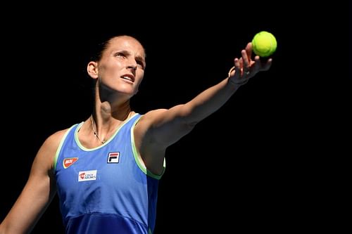 Karolina Pliskova at the 2020 Australian Open