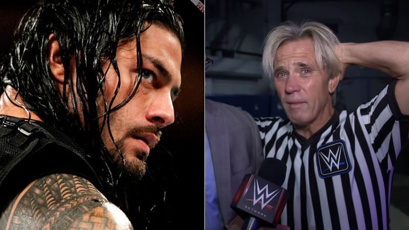 Roman Reigns entered the match after Charles Robinson&#039;s fall
