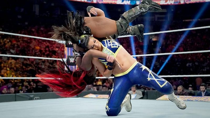 Bayley and Ember Moon embroiled in action