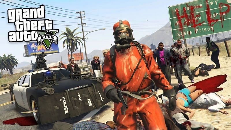 There are several zombie apocalypse mods for GTA 5 (Image credits: Typical Gamer, Youtube)