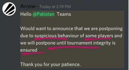 PMCO Fall Split Pakistan 2020 Postponed