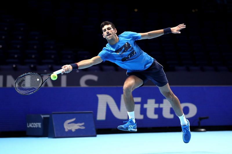 Novak Djokovic has resumed training on hard-courts