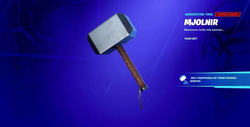 Thor&#039;s Hammer in-game (Image Credits: fortniteinsider.com)