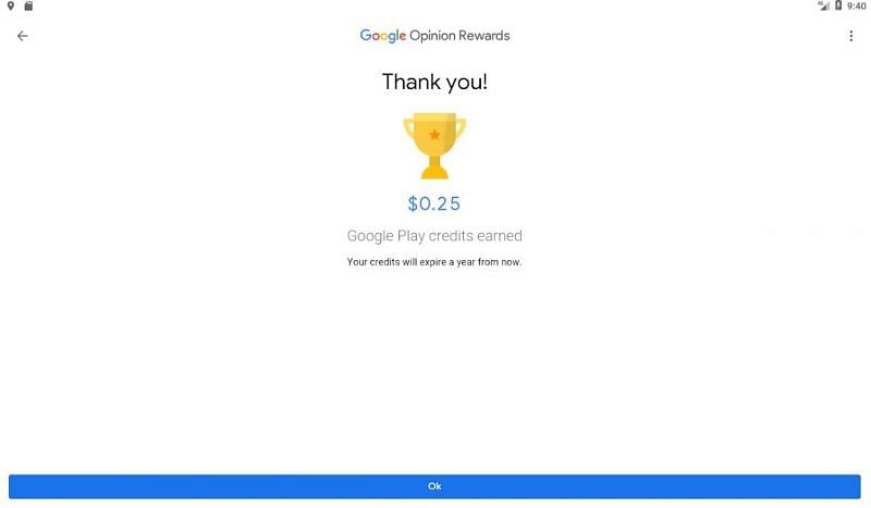 Google Opinion Rewards (Image Credits: Google Play Store)