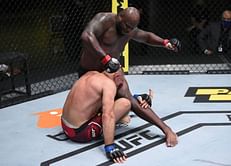 Derrick Lewis sends fans to hysteria once again after securing record-breaking knockout.