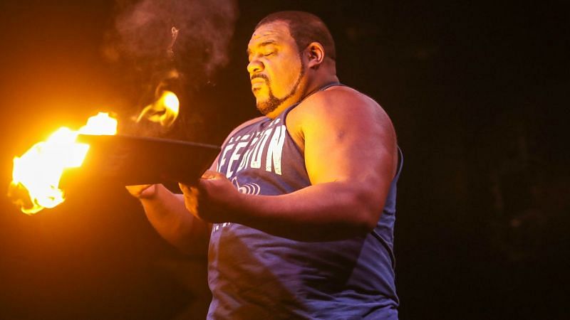 Keith Lee was on the receiving end of a fireball on NXT this week.