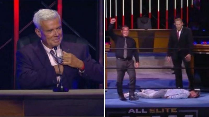 Eric Bischoff made his AEW debut